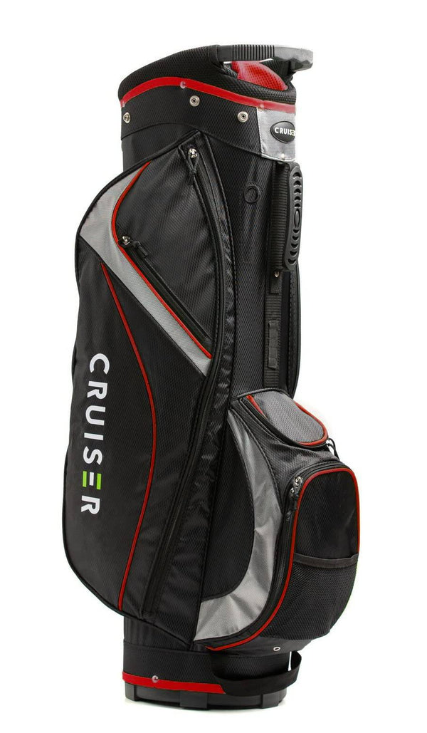 Cruiser Golf CB2 Lightweight Cart Bag (Red) - Golf Gift