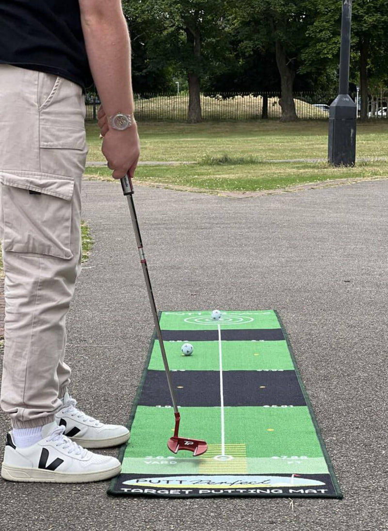 PUTT Perfect Golf Target Putting Mat 3meters in length - Golf Gift