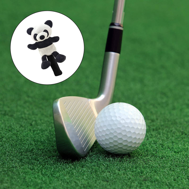 Colcolo Golf Club Headcover Animal Wood Driver Head Cover Replacement Sleeve Funny for Golf Bag Accessories Outdoor Sports Women Men Golfer, Panda - Golf Gift