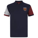 West Ham United Men’s Contrast Sleeve Golf Polo Shirt