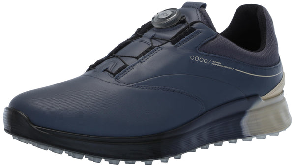 ECCO Men's S-Three Boa Gore-tex Waterproof Hybrid Golf Shoe, Ombre/Sand, 9/9.5 UK - Golf Gift