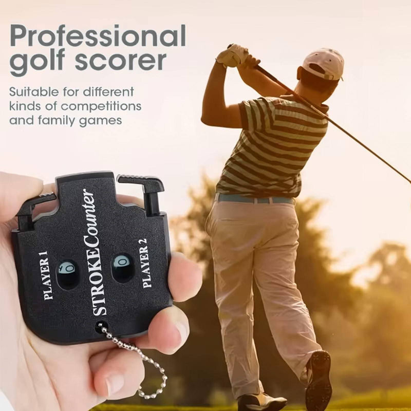 4 Pcs Golf Score Counter Golf Stroke Counter Golf Shot Counter Clicker Golf Shot Counter Golf Counter for Different Kinds of Competitions and Games Outdoor Sport Scoreboard Games Golf Accessories - Golf Gift