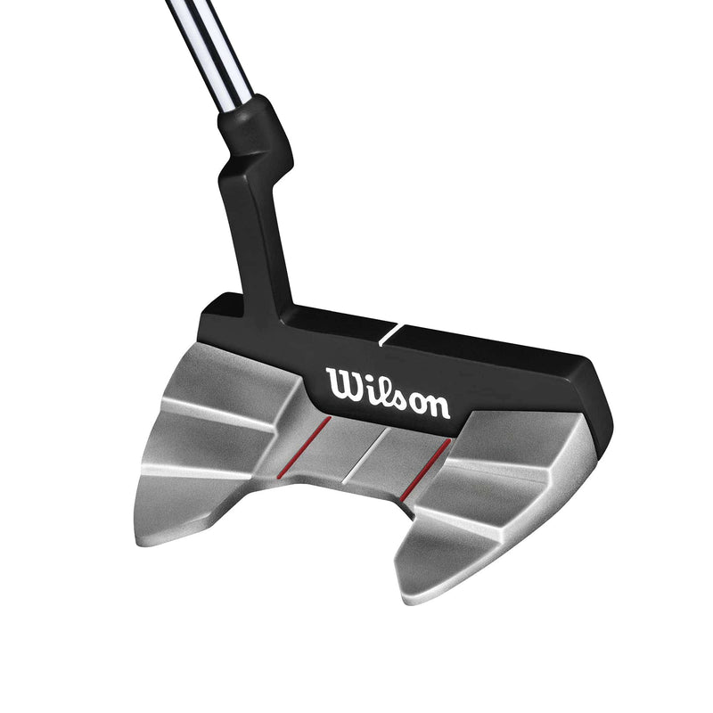 Wilson Men's Putter (Right Hand), Length: 89 cm (35 Inch), Beginners to advanced players, 830 g, Harmonized M2 Putter MRH, Black/Red, WGD602000 - Golf Gift