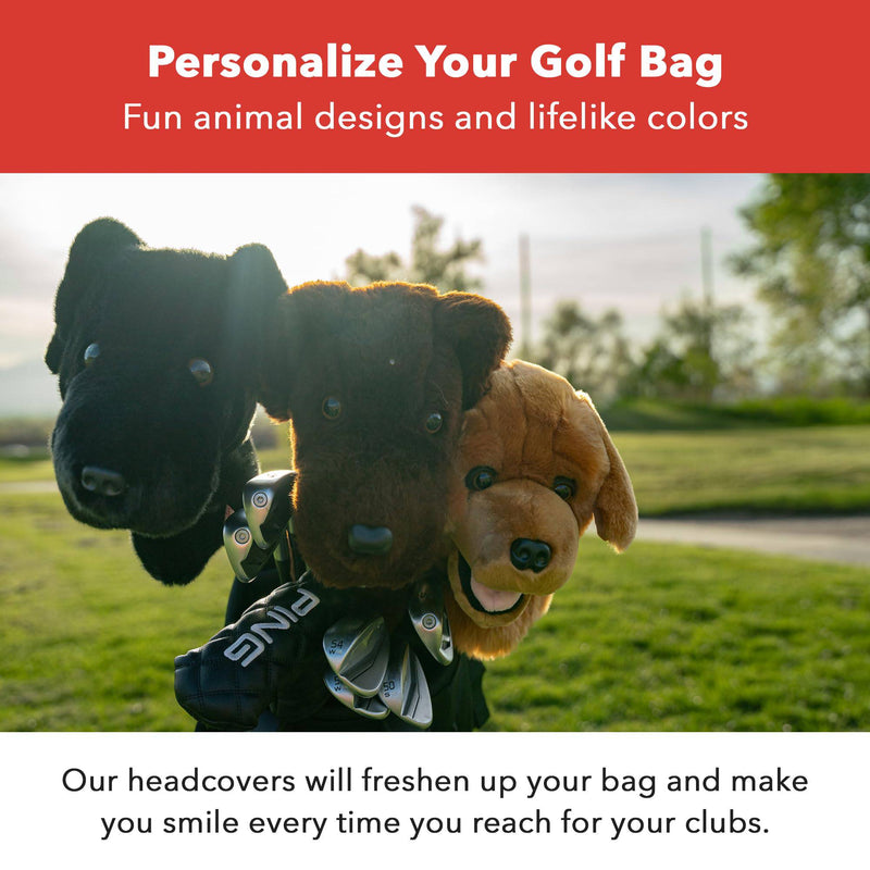 Daphne's Novely Headcover - Black Labrador - Golf Gift