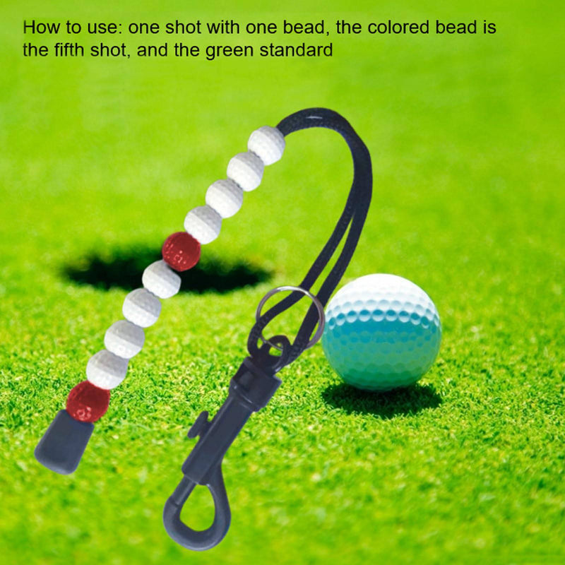 Qianxihu 3Pcs Golf Bead Counter Stroke Bead Counters Golf Shot Counter Bracelets Durable Light Weight Golf Beads Count for Outdoor Sport - Golf Gift