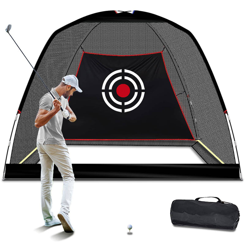 KAIDIDA Golf Practice Hitting Nets for Backyard Driving Indoor Use Heavy Duty Practice Golf Driving Nets for Backyard Premium Portable Golf Impact Nets Cages with Frame and Net for Men Women - Golf Gift