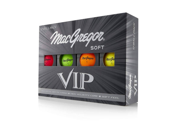 MacGregor VIP Soft Pack Of 12 Golf Balls - Golf Gift