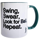 Swing Swear Repeat Golf Mug – Funny Gift for Golfers