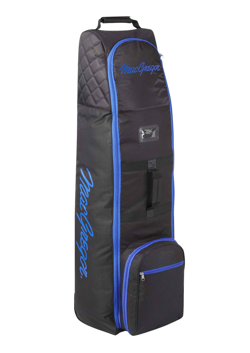 MACGREGOR Unisex's VIP Deluxe Wheeled Travel Cover, Black/Royal Blue, ONE Size MACTC003SD - Golf Gift