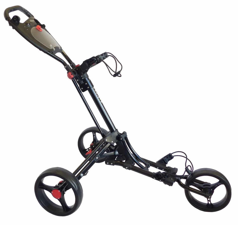 Cruiser Golf CR-6 Deluxe Three Wheel Trolley - One Button Easy Fold - Golf Gift