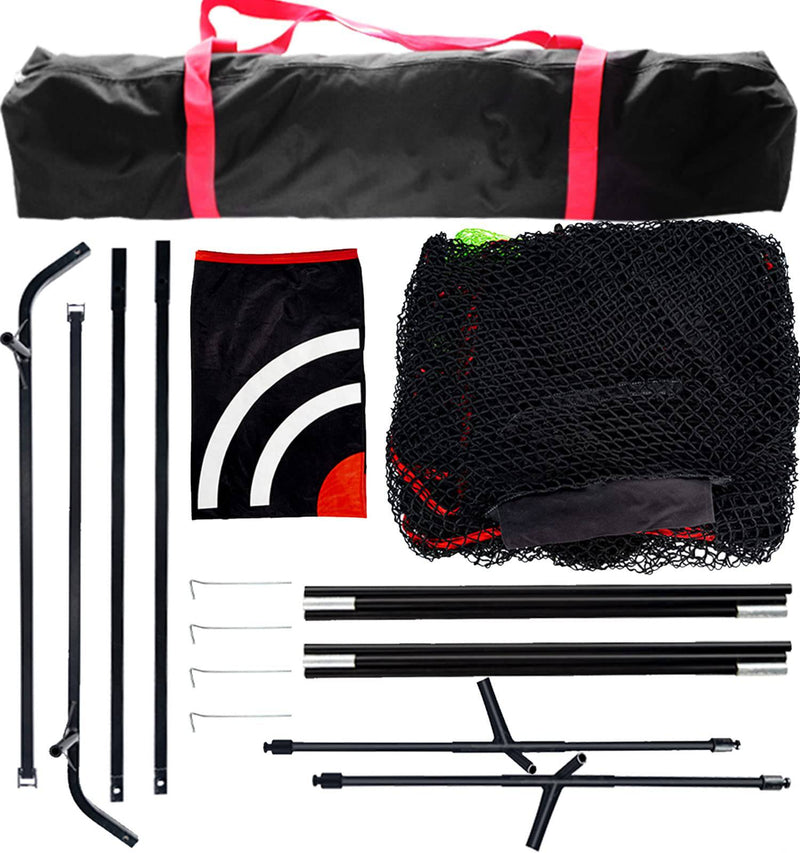 Golf Practice Hitting Nets for Backyard Driving Indoor Use Heavy Duty Practice Golf Driving Nets for Backyard Premium Portable Golf Impact Nets Cages with Frame and Net for Men - Golf Gift