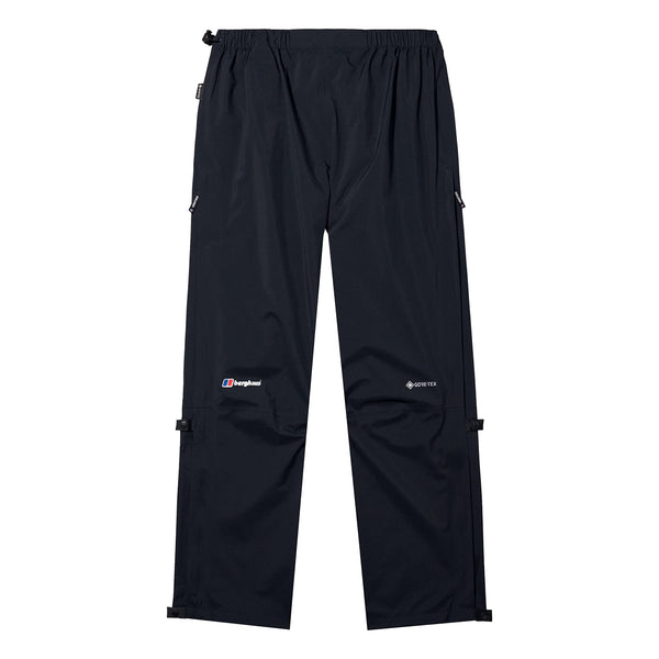 Berghaus Men's Paclite Gore-Tex Waterproof Overtrousers | Lightweight | Durable, Black, M Regular (31 Inches) - Golf Gift