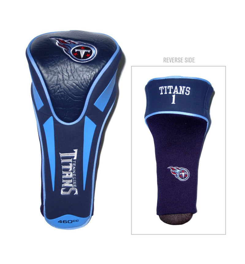 Team Golf NFL Tennessee Titans Single Apex Driver Head Cover Golf Club Single Apex Driver Headcover, Fits All Oversized Clubs, Truly Sleek Design - Golf Gift