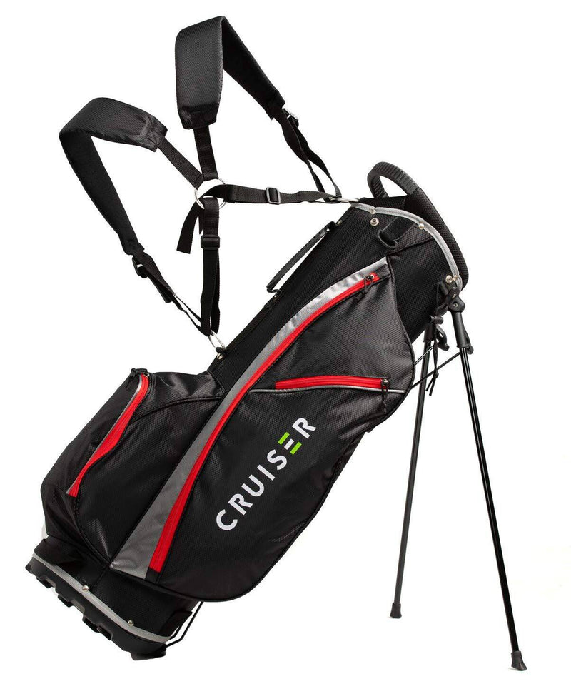 Cruiser Golf SB2 Super Lightweight Stand Bag (Red) - Golf Gift