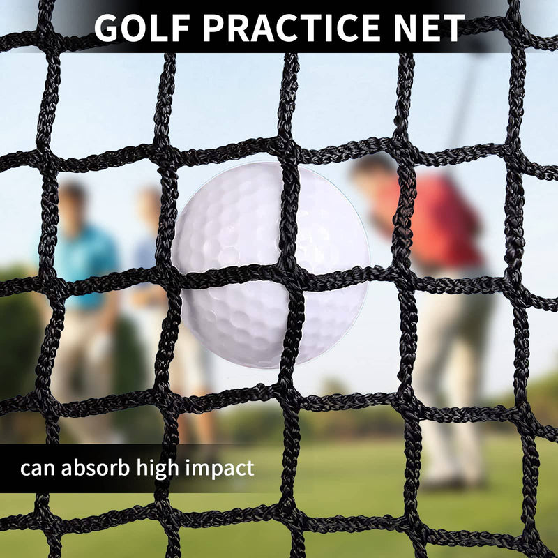 Tongmo Golf Cage Net - 10x10x10ft, Golf Hitting Net and Personal Driving Range for Indoor and Outdoor Practice, Hang for Ceiling, Garage, Basement, or The Frame You Made (10x10x10ft) - Golf Gift