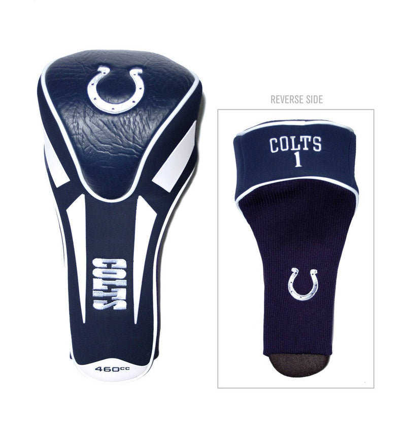 Team Golf NFL Indianapolis Colts Single Apex Driver Head Cover Golf Club Single Apex Driver Headcover, Fits All Oversized Clubs, Truly Sleek Design - Golf Gift