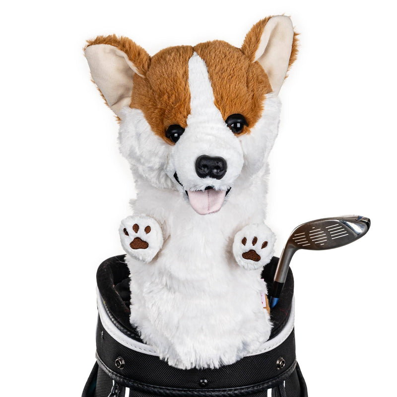 Daphne's Corgi Novelty Golf Driver Headcover - Brown - Golf Gift