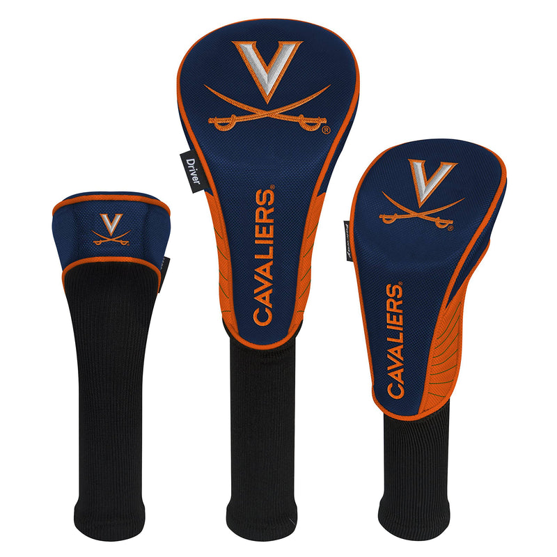 Team Effort Virginia Cavaliers Set of Three Headcovers - Golf Gift