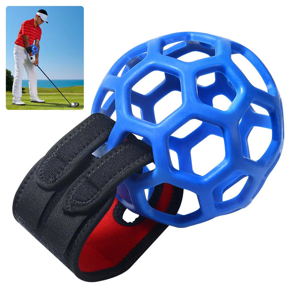 Upgraded Golf Training Aids Golf Swing Training Aid Golf Smart Swing Ball Golf Impact Ball Assist Practice Ball Teaching Posture Correction with Adjustable Wrist Strap,Golf Gifts for Men Women (Blue) - Golf Gift