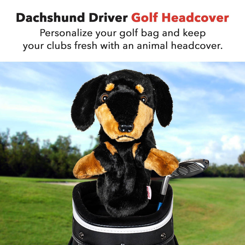 Daphne's Novely Headcover - Dachshund, - Golf Gift