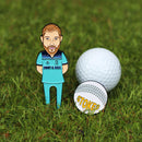 Ben Stokes Golf Divot Tool & Cricket Ball Marker Gift Set