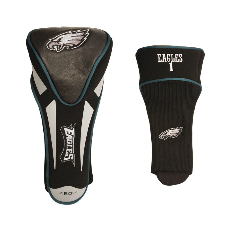 Team Golf NFL Philadelphia Eagles Single Apex Driver Head Cover Golf Club Single Apex Driver Headcover, Fits All Oversized Clubs, Truly Sleek Design - Golf Gift