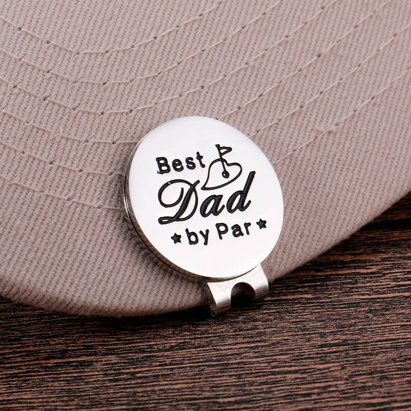 Golf Ball Marker Hat Clip Golf Daddy Magnetic Golf Ball Marker for Dad Fathers Day Birthday Gifts Idea Golf Lover Dad Gifts for Him Funny Golf Ball Marker for Daddy Papa Christmas Summer Gifts for Him - Golf Gift