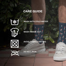 Angry Golfer Novelty Socks – Blue Golf Gift for Men (UK 9–12)