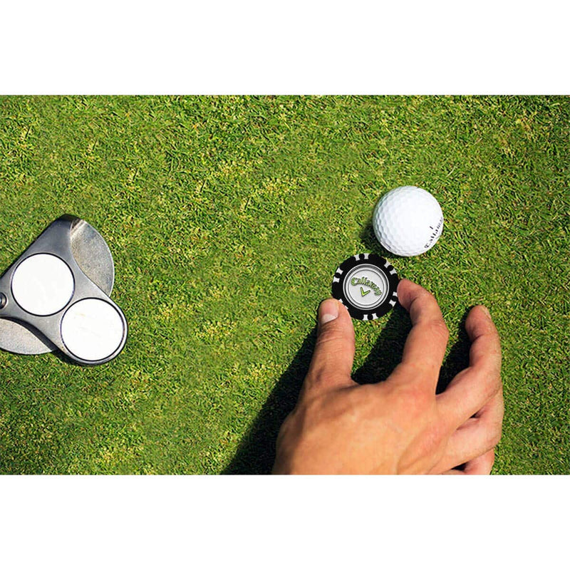 Callaway Golf Dual-Mark Poker Chip Ball Marker Pack of 3 - Golf Gift