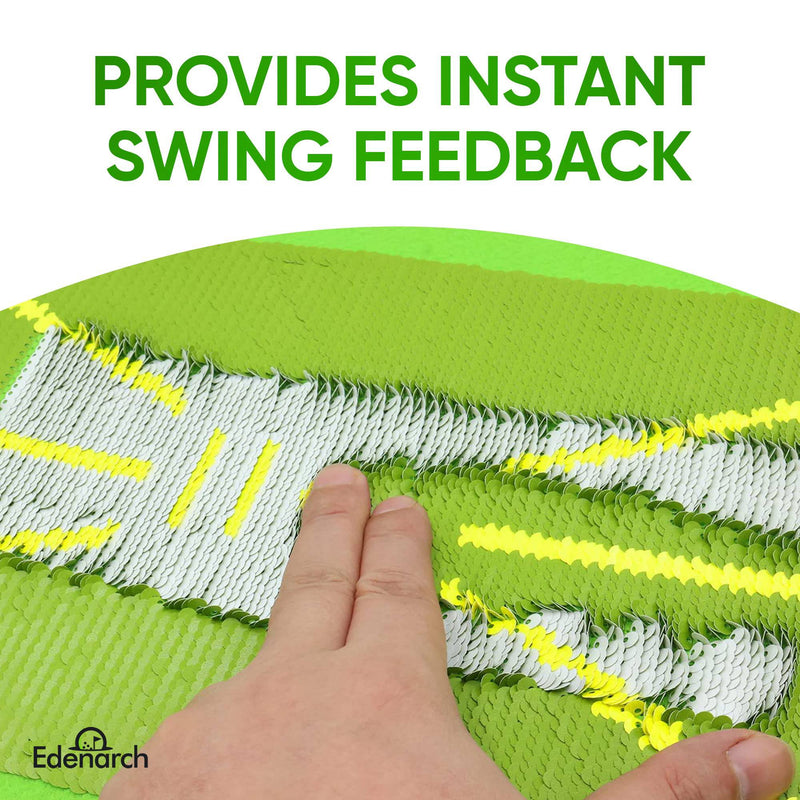 Edenarch® Golf Training Mat Swing Path Detection | Golf Training Aid For Indoor & Outdoor | Analyse Swing Path & Correct Stance & Posture | Golf Gift Accessories For Beginners, Men, Women & Children - Golf Gift