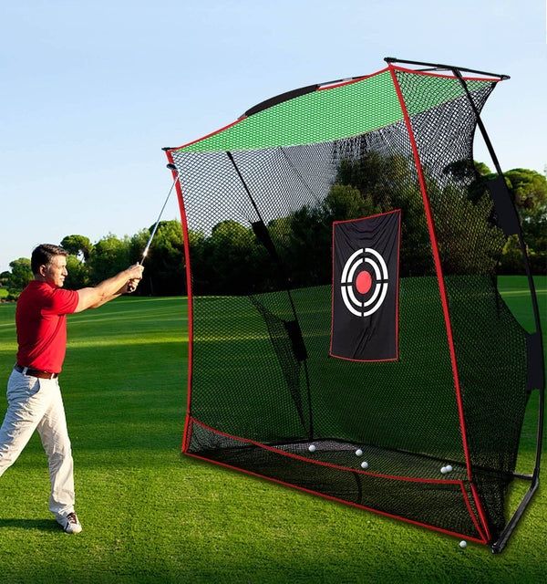 Golf Practice Hitting Nets for Backyard Driving Indoor Use Heavy Duty Practice Golf Driving Nets for Backyard Premium Portable Golf Impact Nets Cages with Frame and Net for Men - Golf Gift