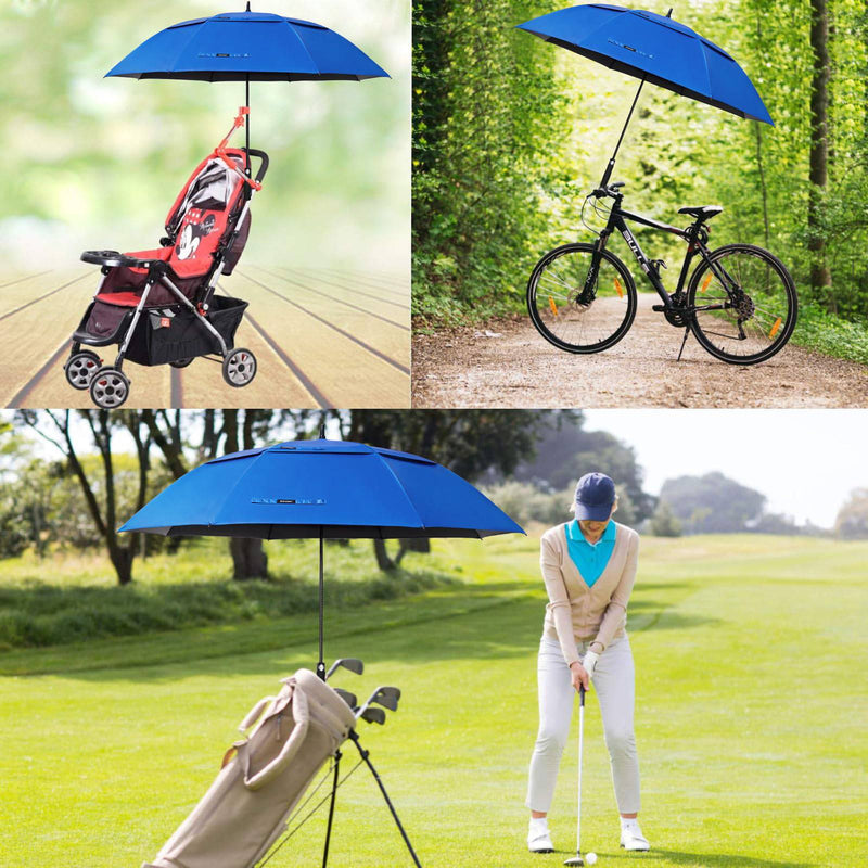 G4Free 54/62/68/72/80 Inch UV Protection Golf Umbrella Auto Open Vented Double Canopy Extra Large Windproof Umbrella Oversize Sun Umbrellas - Golf Gift