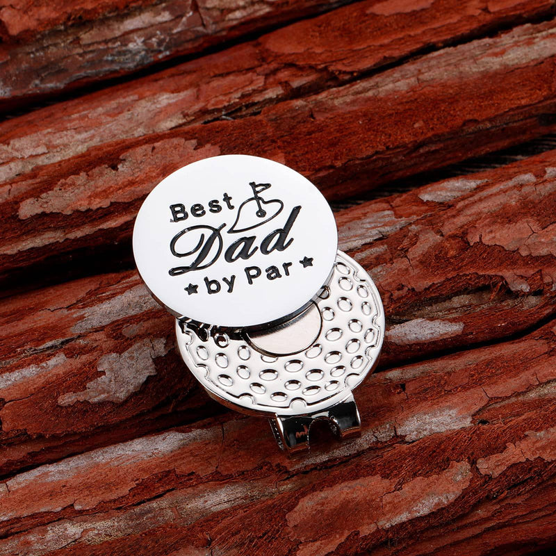 Golf Ball Marker Hat Clip Golf Daddy Magnetic Golf Ball Marker for Dad Fathers Day Birthday Gifts Idea Golf Lover Dad Gifts for Him Funny Golf Ball Marker for Daddy Papa Christmas Summer Gifts for Him - Golf Gift