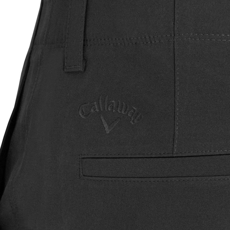 Callaway Golf Mens FF Poly Opti-Stretch Golf Shorts - Asphalt - 36" Waist - Golf Gift