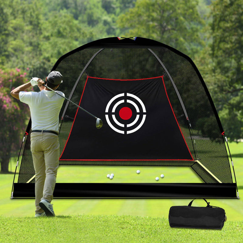 KAIDIDA Golf Practice Hitting Nets for Backyard Driving Indoor Use Heavy Duty Practice Golf Driving Nets for Backyard Premium Portable Golf Impact Nets Cages with Frame and Net for Men Women - Golf Gift