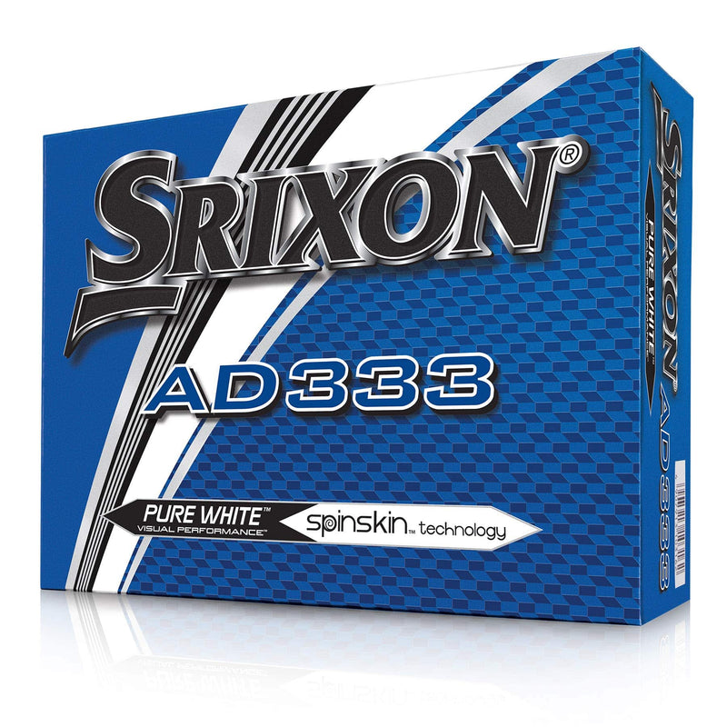 Srixon Men's AD333 Golf Balls, White, One Dozen (2017 Version) - Golf Gift