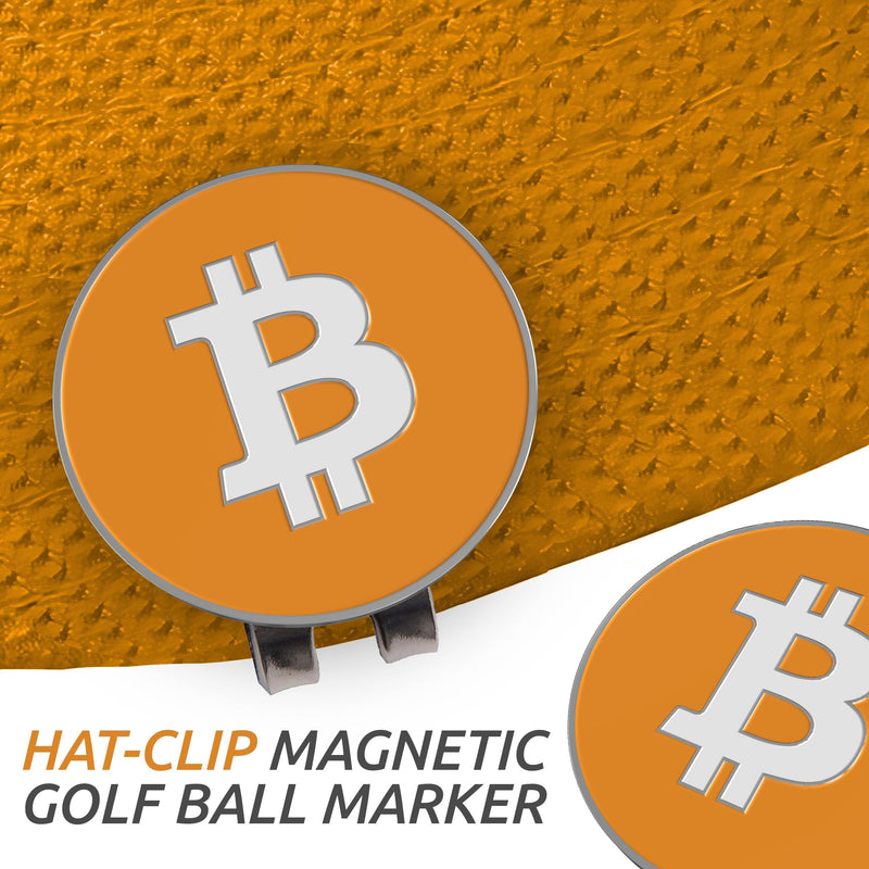 Shanker Golf Ball Marker - Bitcoin Funny Golf Ball Marker & Hat Clip - Funny Golf Accessories - Parody Magnetic Golf Ball Marker - Golf Ball Marker Tool - The Perfect Funny Golf Gift for Men - Golf Gift