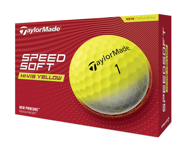 TaylorMade TM24 SpeedSoft YLW GLB dz, Yellow - Golf Gift