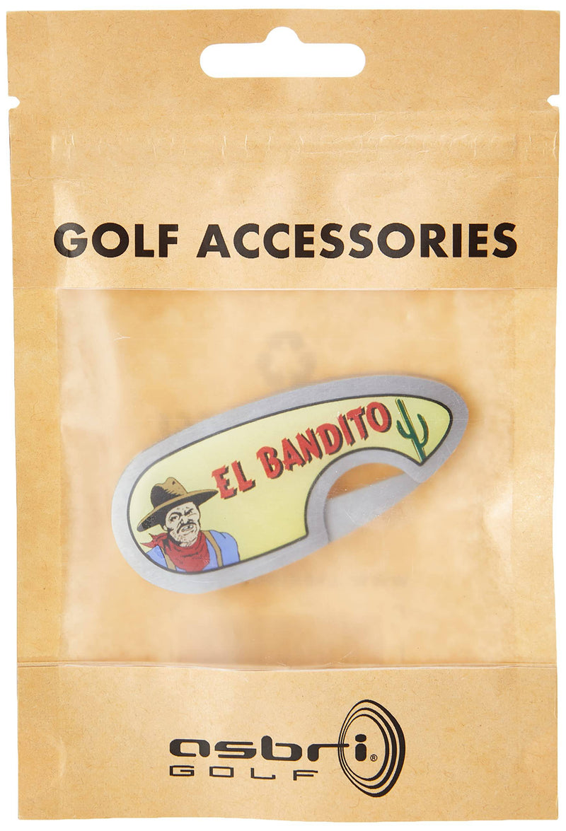 Asbri Golf Pitchmaster Blister Pack Pitch Repairer - El Bandito - Golf Gift