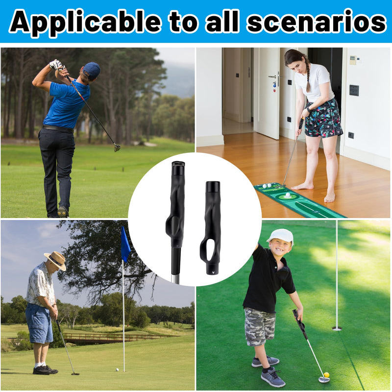 Vibbang Golf Grip Training Aid, Golf Swing Trainer Grips, Standard Teaching Aid Arm Band Swing, Posture Correction Practice Alignment, Right & Left Hand Practice Golf Assistant for Golf Beginner - Golf Gift