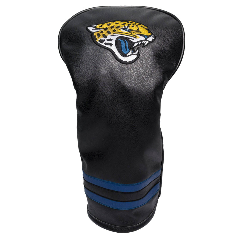 TEAM GOLF NFL Jacksonville Jaguars Vintage Driver Head Cover Vintage Driver Golf Club Headcover, Form Fitting Design, Retro Design & Superb Embroidery - Golf Gift