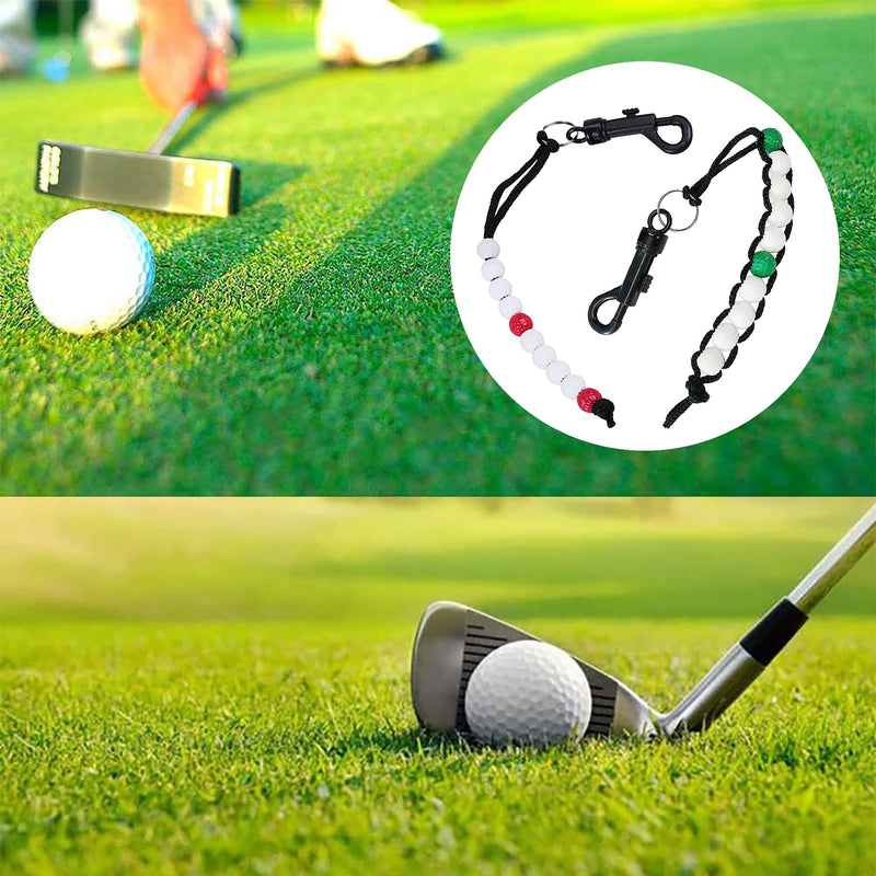 IRYNA 2Pcs Golf Shot Counters, Golf Stroke Counter, Golf Score Counter Golf Accessories for Men Women Kids Best Golf Sport Game - Golf Gift