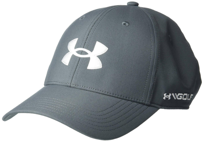 Under Armour Mens 2022 Golf96 Baseball Cap - Pitch Grey/White - One Size - Golf Gift