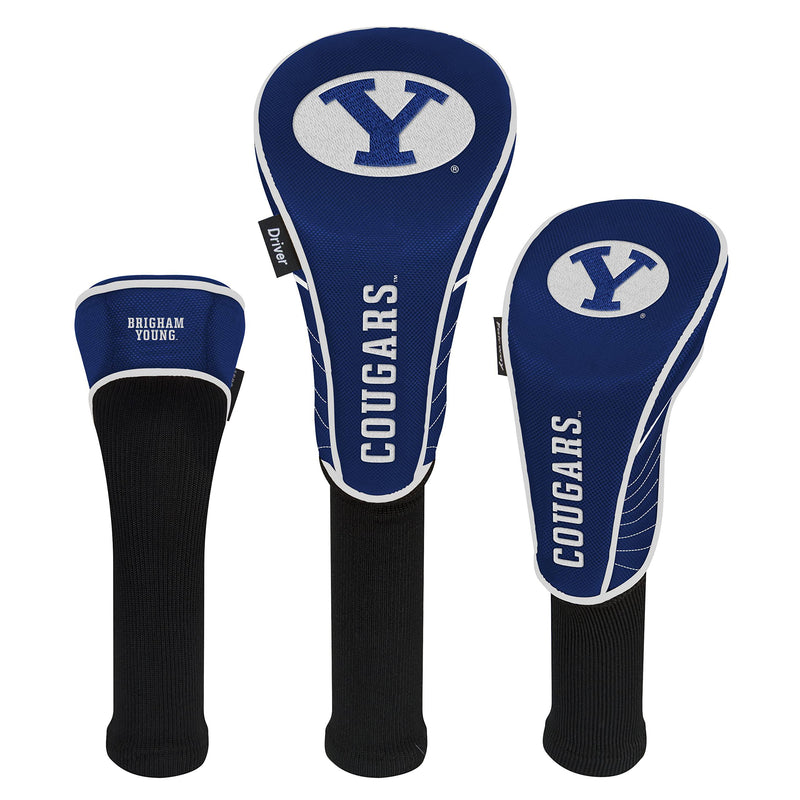 Team Effort Brigham Young Cougars Set of Three Headcovers - Golf Gift