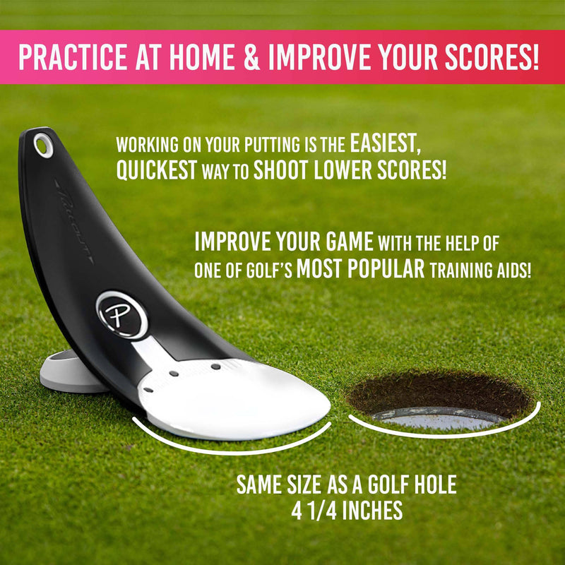 PuttOUT Premium Pressure Putt Trainer - Perfect Your Golf Putting, Orca - Golf Gift