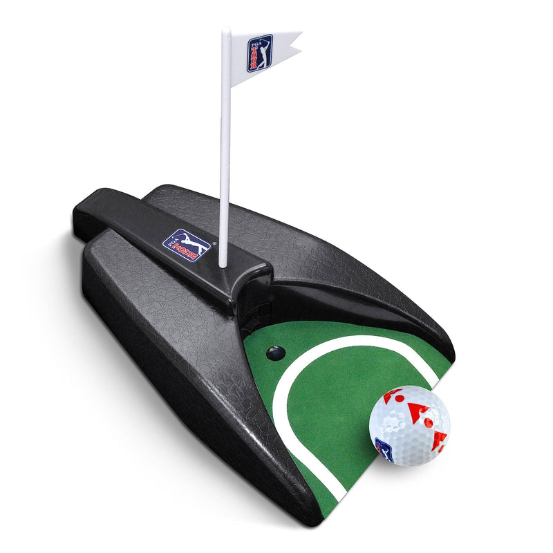 PGA Tour Pure Putt - Auto Putt Returner with Guideball,Black - Golf Gift