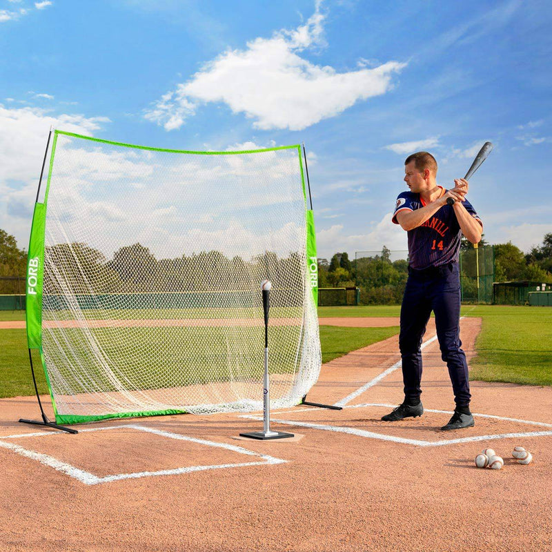 FORB Portable Hitting Net 7ft x 7ft - Multi-Sport Practise & Hitting Training From Your Garden - Golf Gift