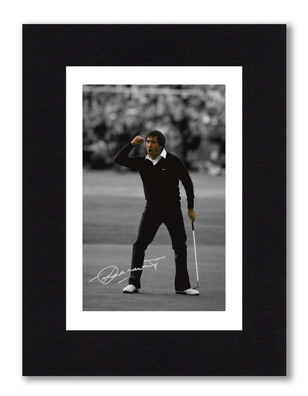 SEVE BALLESTEROS Signed 8x6 Inch Mounted Photo Print Pre Printed Signature THE OPEN 1984 Golf - Autograph Gift, Ready To Be Framed - Golf Gift