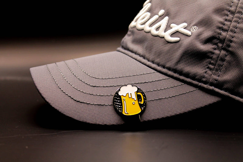 Mulligan Hooligan Beer Mug Ball Marker + Magnetic Hat Clip, Unique Golf Gift, Premium Quality, The Perfect for Your Favorite Golfer, Golf Accessories for Any Occasions - Golf Gift