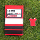 Manchester Golf Scorecard & Ball Marker Set – Sir Matt Busby